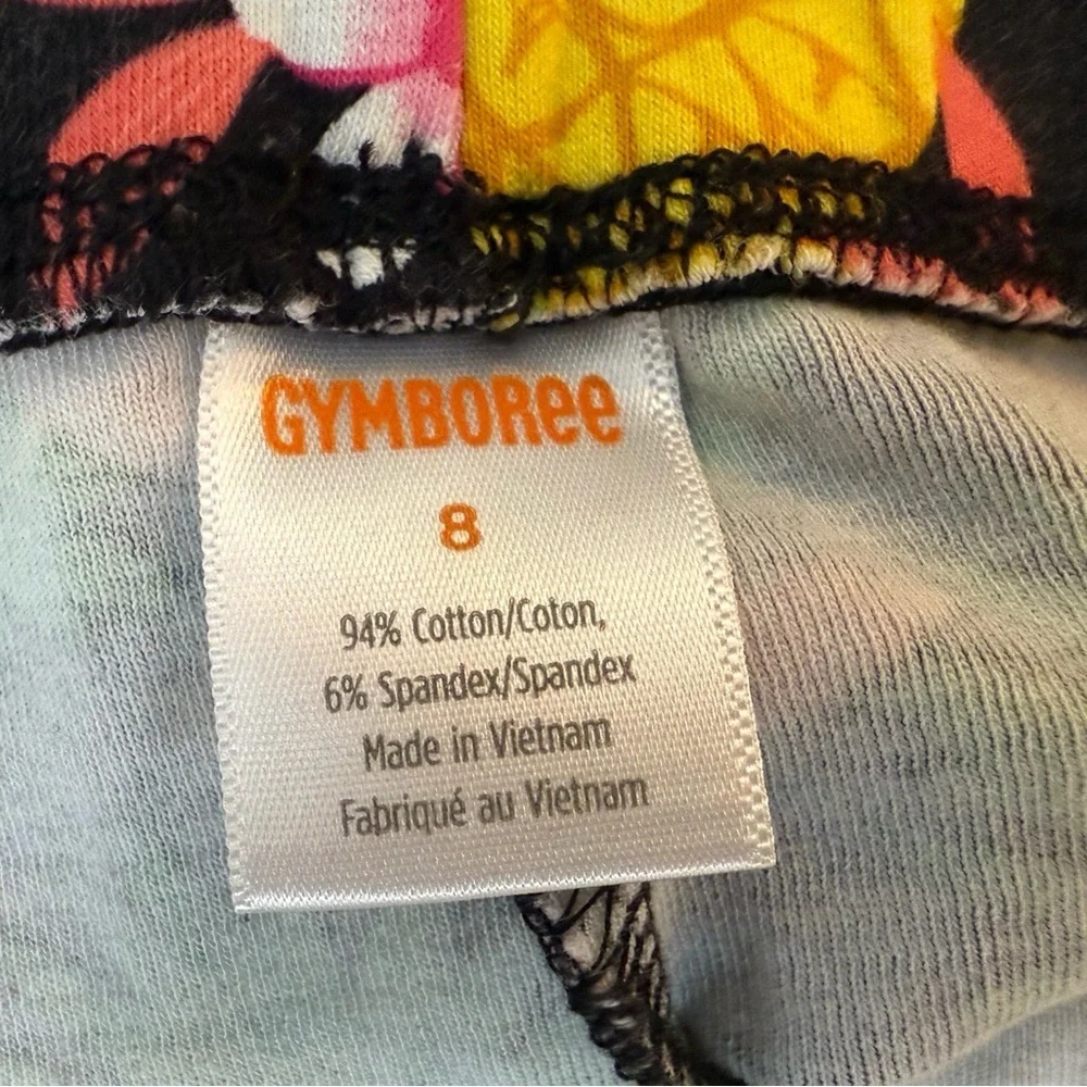 GYMBOREE Colorful Floral and Patterned Leggings Set/6 pieces size 8